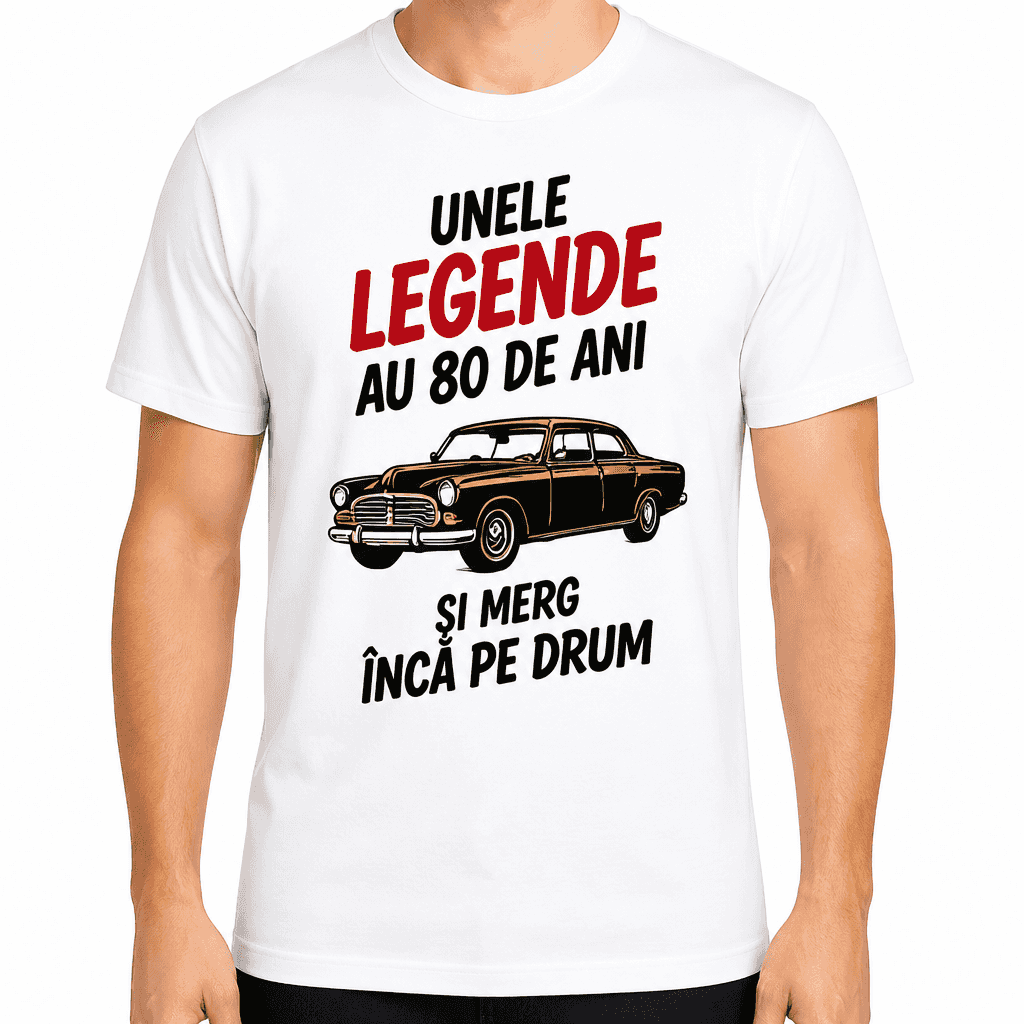 Tricou pentru 80 de ani – Unele legende au 80 de ani și merg încă pe drum