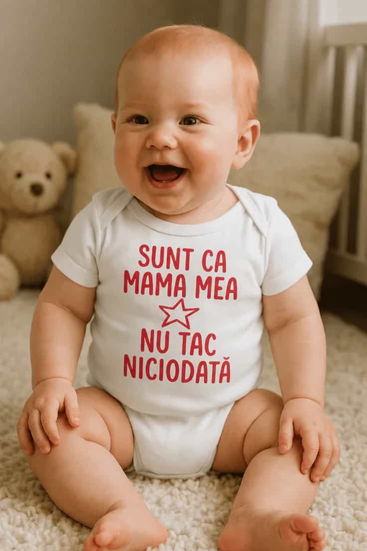 Body bebeluș Ca mama mea – SUNT CA MAMA MEA