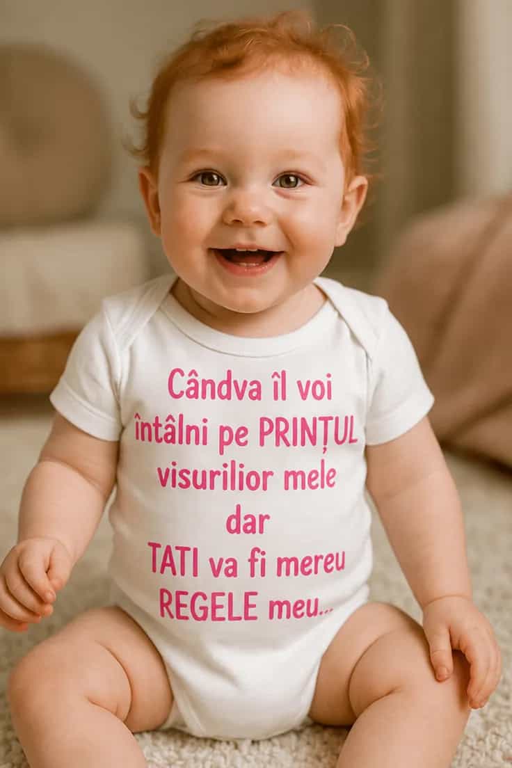 Body bebeluș Prințul visurilor mele - TATI REGELE