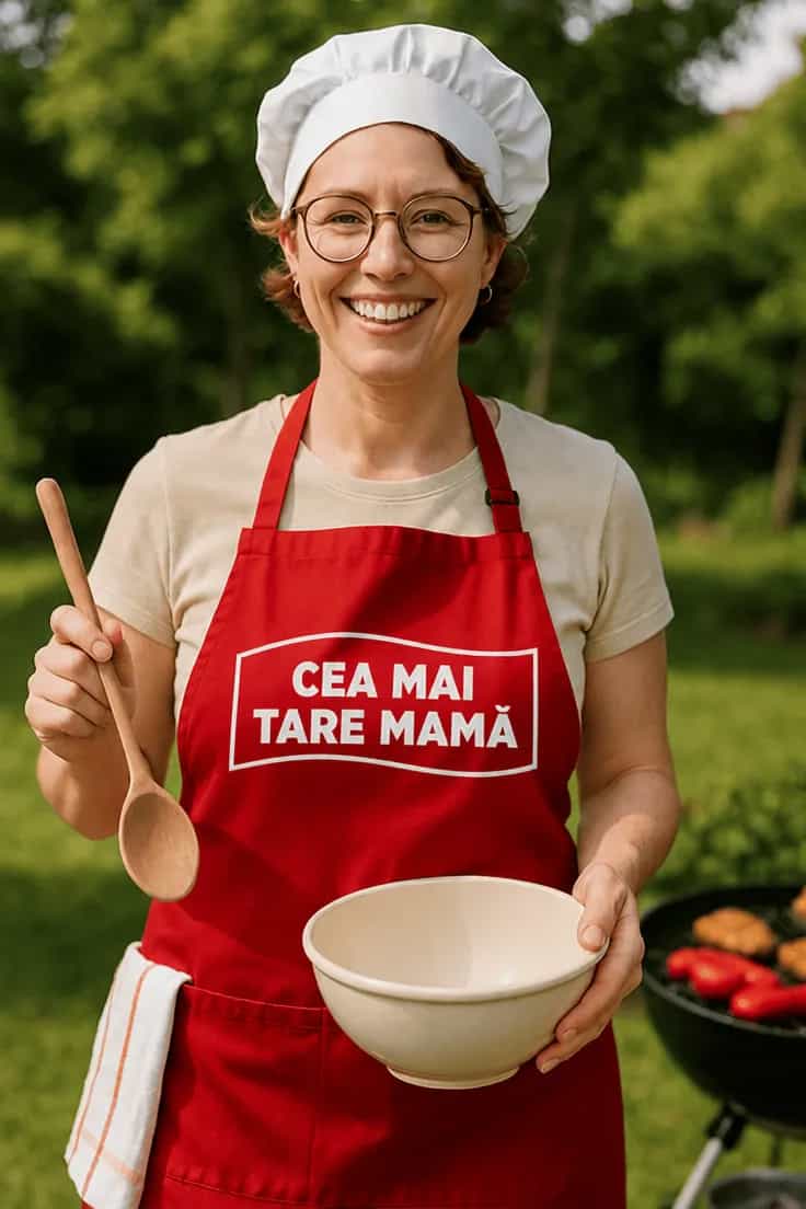 Șorț amuzant Cea mai tare mamă