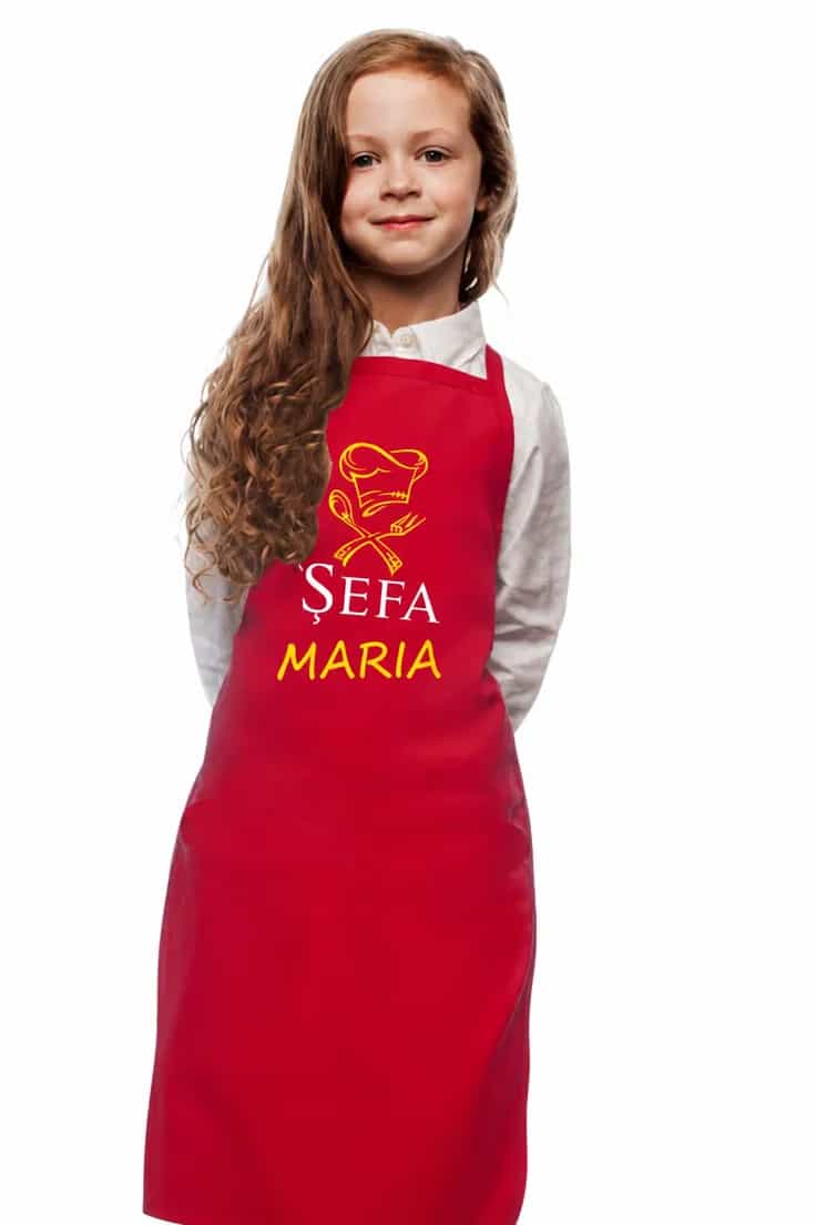 Șorț amuzant Șefa cu nume personalizat – ȘEFA