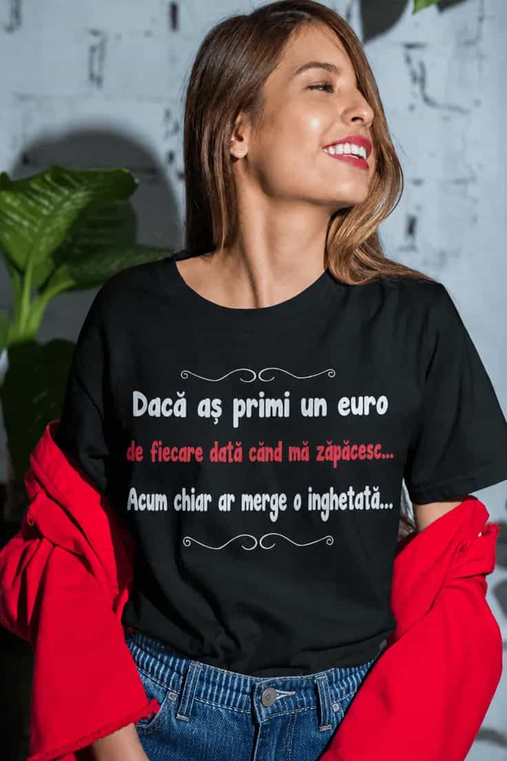 Tricou amuzant Confuzie și înghețată - cadou haios
