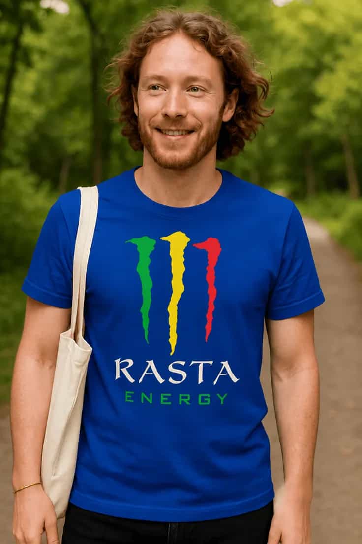 Tricou amuzant Energie rasta – RASTA ENERGY