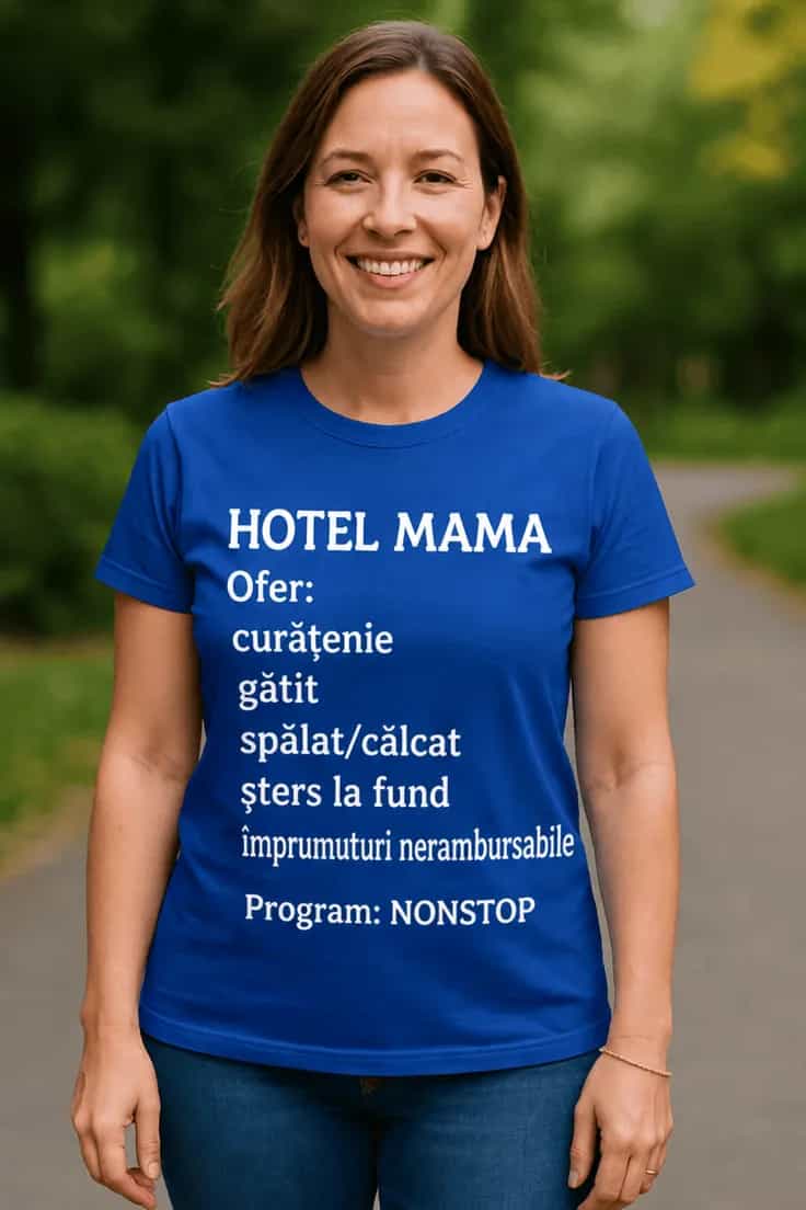Tricou amuzant Hotel mama nonstop - HOTEL MAMA
