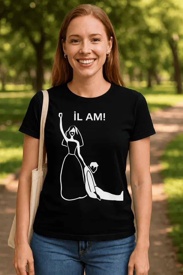 Tricou amuzant Îl am – ÎL AM!