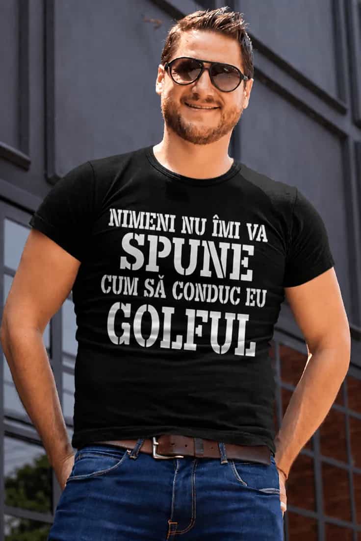 Tricou amuzant Nimeni nu îmi spune - NIMENI NU ÎMI