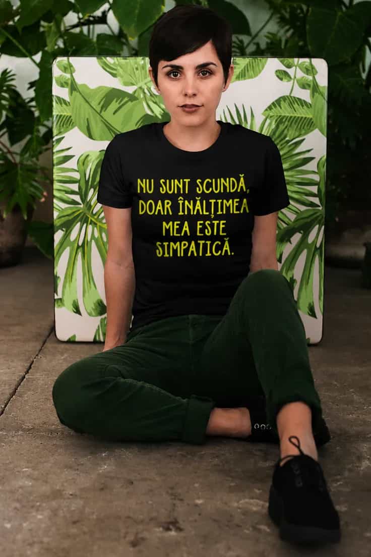 Tricou amuzant Nu sunt scundă – NU SUNT SCUNDĂ,
