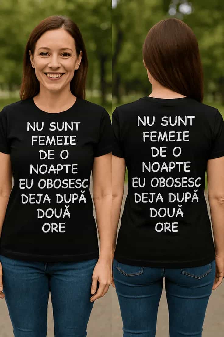 Tricou amuzant Obosesc după două ore - NU SUNT