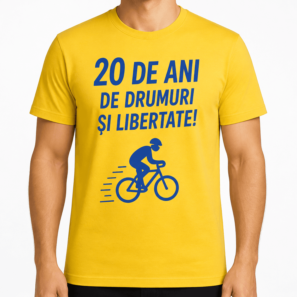 Tricou pentru 20 de ani – 20 de ani de drumuri și libertate!