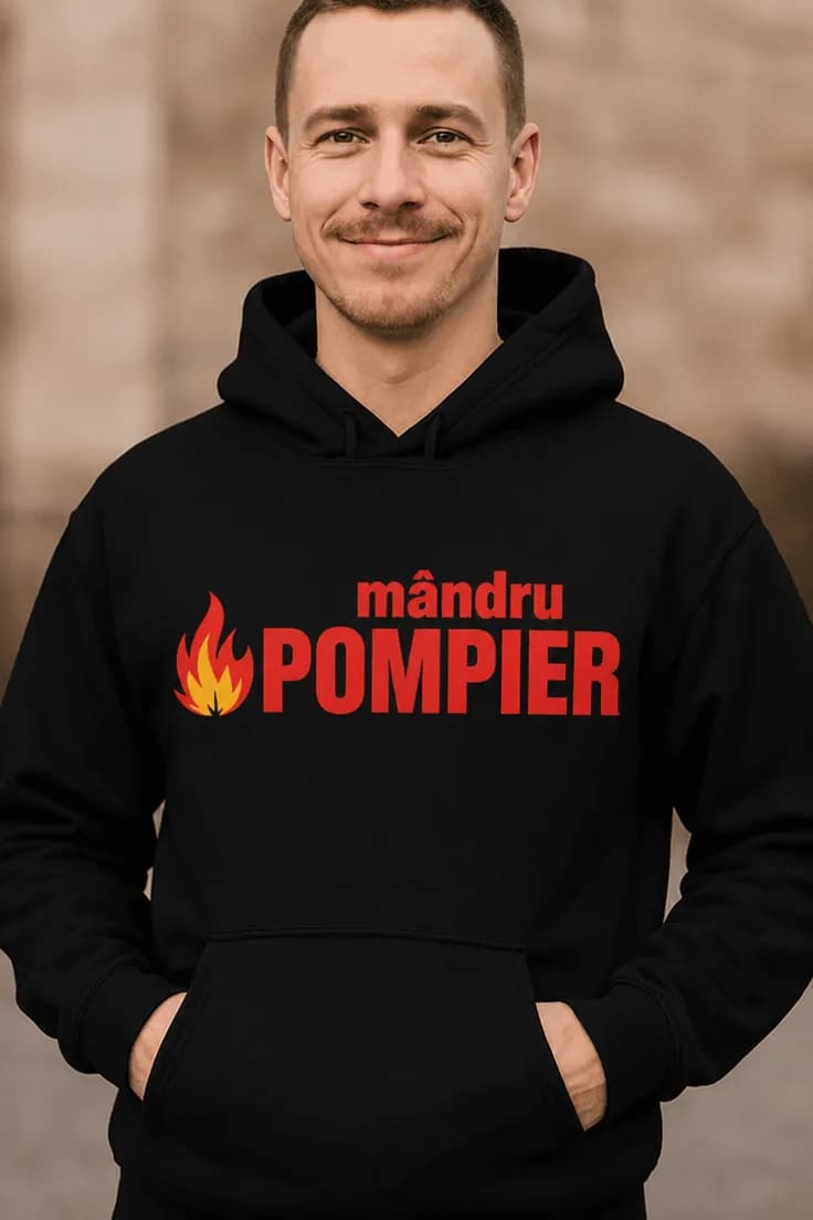 Bluză amuzantă Pompier mândru – mândru POMPIER