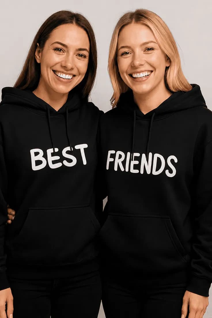 Bluză amuzantă Prieteni cei mai buni BEST FRIENDS