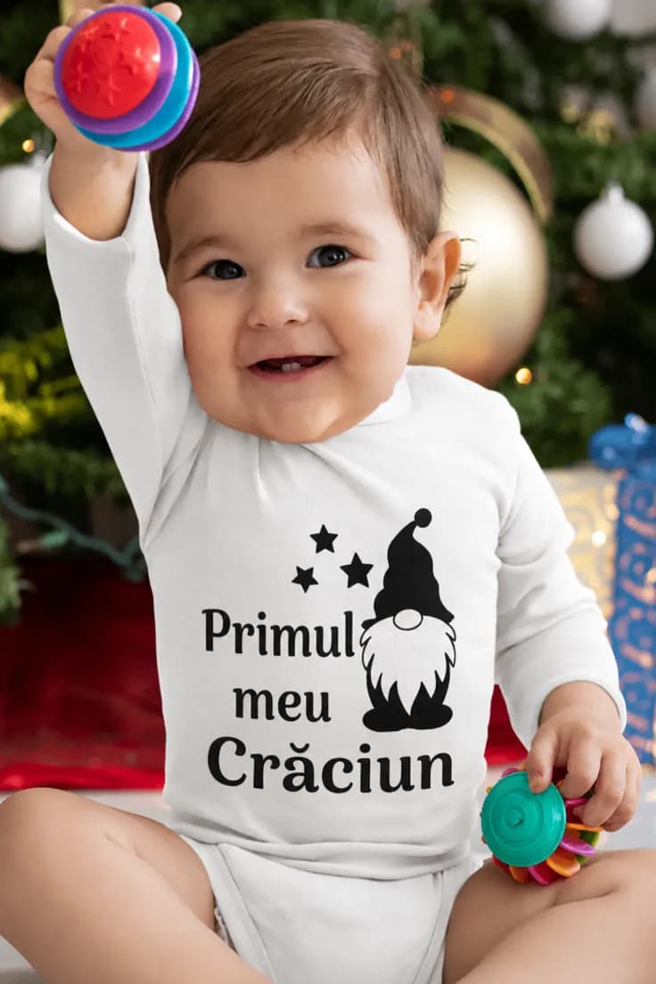 Body bebeluș Primul meu Crăciun