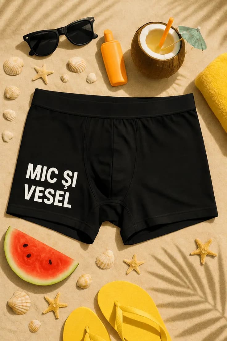 Boxeri amuzanți Mic și vesel – MIC ȘI VESEL