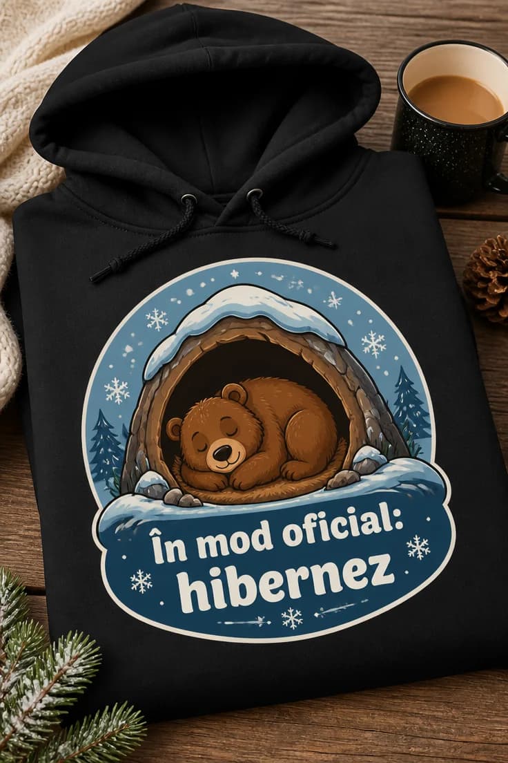 Hanorac cu urs – În mod oficial: hibernez