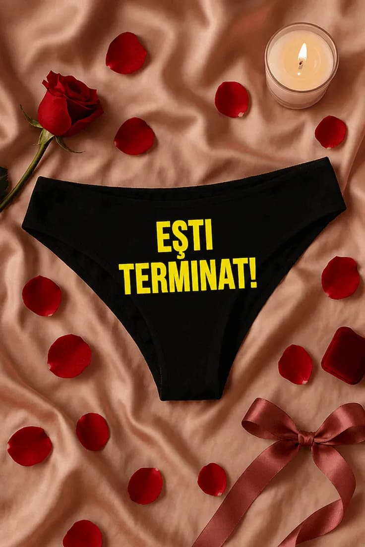 Lenjerie damă Ești terminat. – EȘTI TERMINAT!