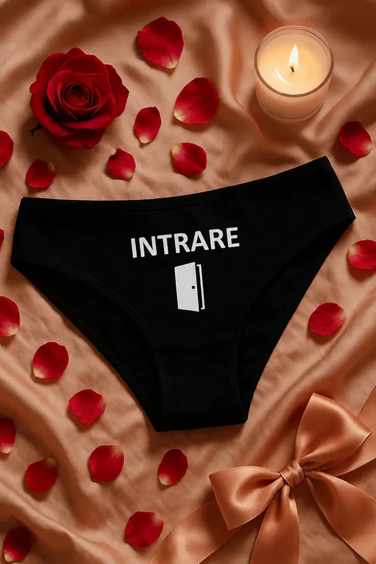 Lenjerie damă Intrare amuzantă cu nume la alegere