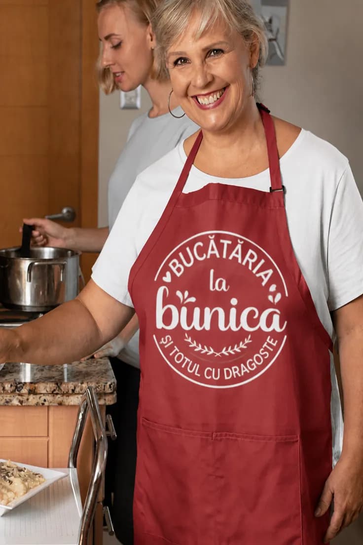 Șorț amuzant Bucătăria la bunica – BUCĂTĂRIA
