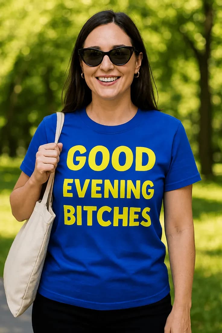 Tricou amuzant Bună seara scorpiilor - GOOD EVENING