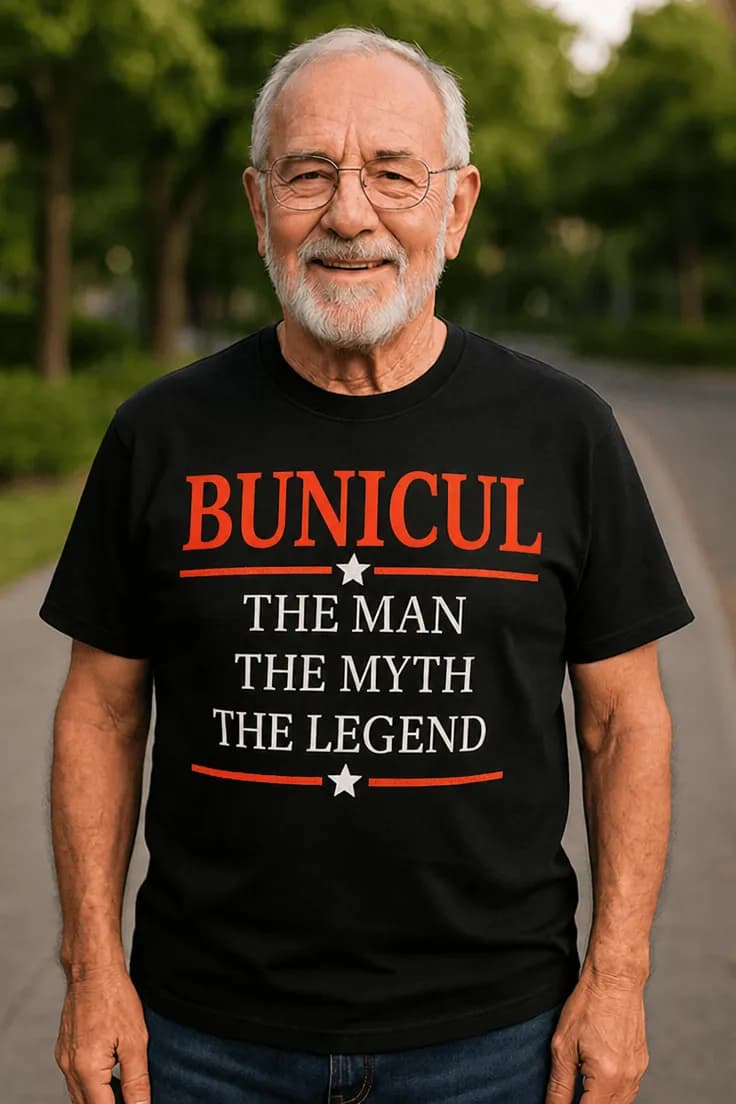 Tricou amuzant Bunicul legendar – BUNICUL