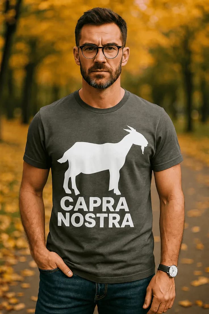 Tricou amuzant Capra nostra – CAPRA NOSTRA