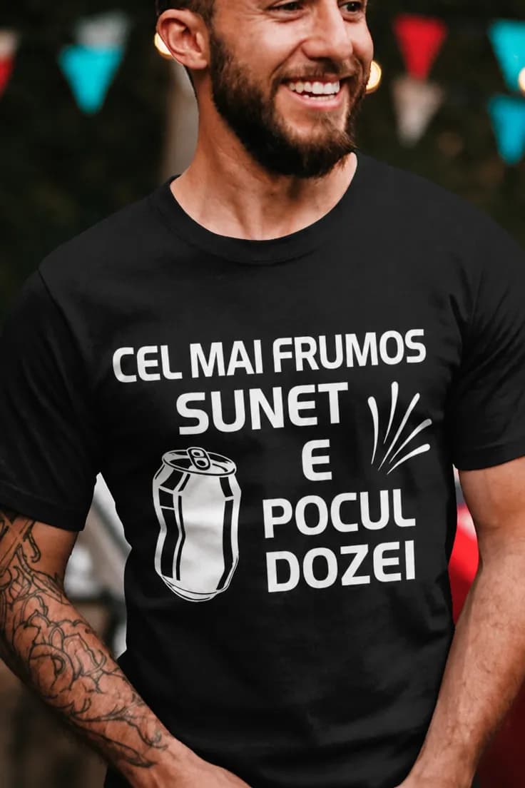 Tricou amuzant Cel mai frumos sunet - CEL MAI FRUMOS