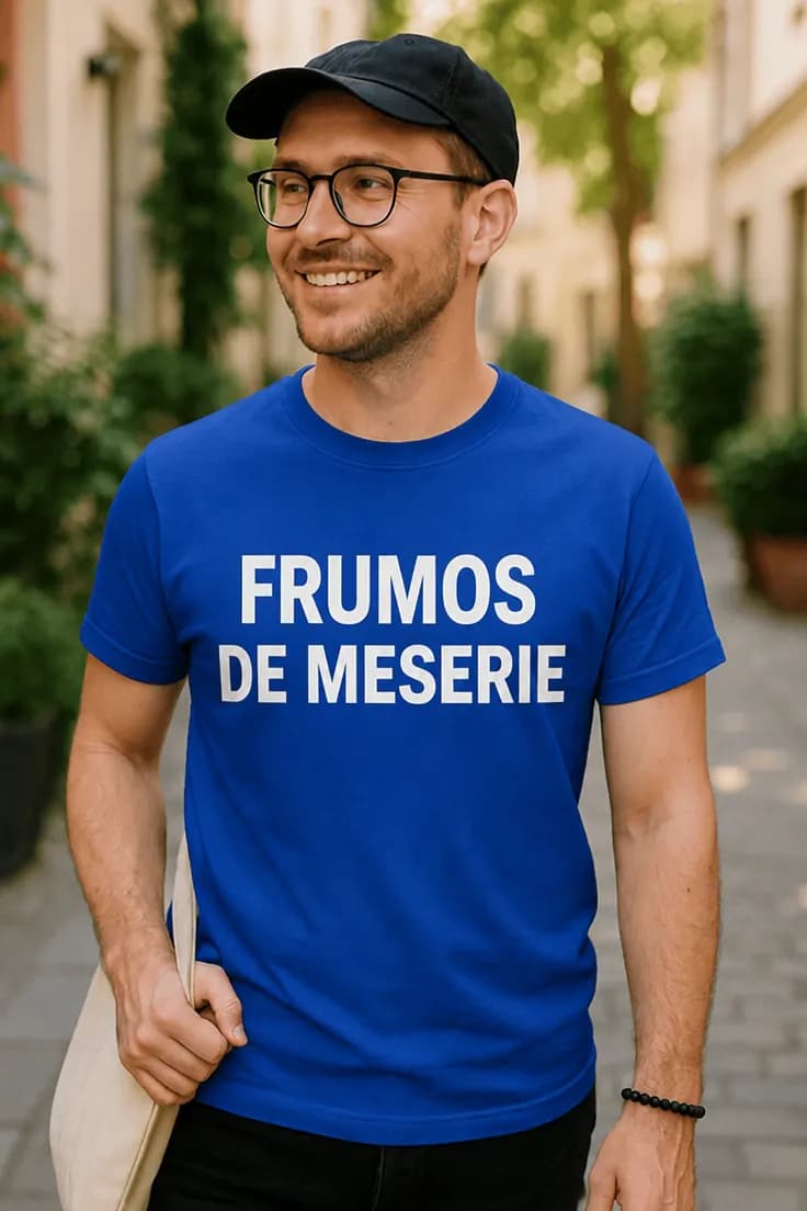 Tricou amuzant Frumos de meserie