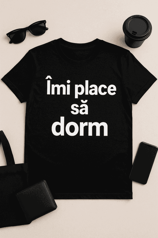 Tricou Amuzant - Îmi Place Să Dorm