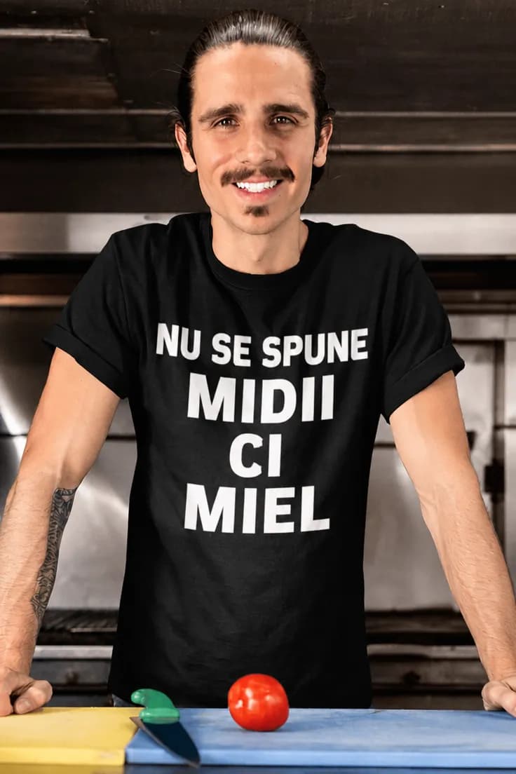 Tricou amuzant Midii și miel – NU SE SPUNE