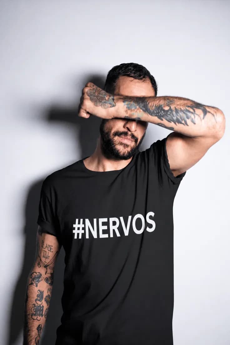 Tricou amuzant Nervos - #NERVOS