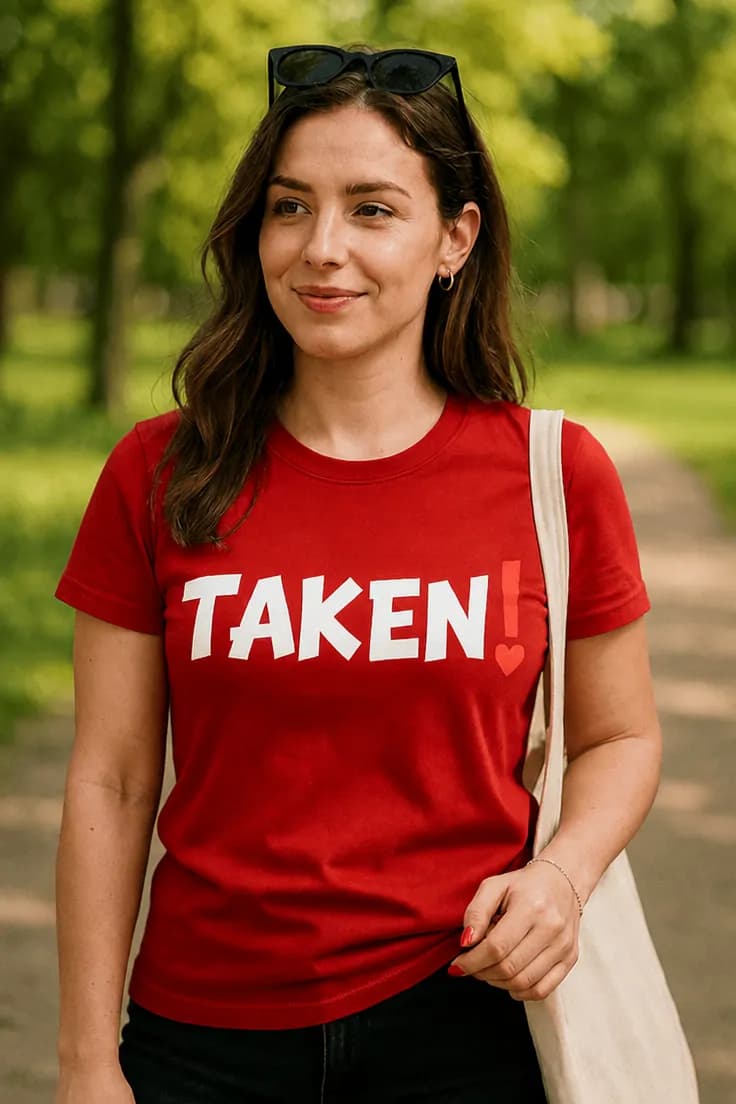 Tricou amuzant Ocupat – TAKEN