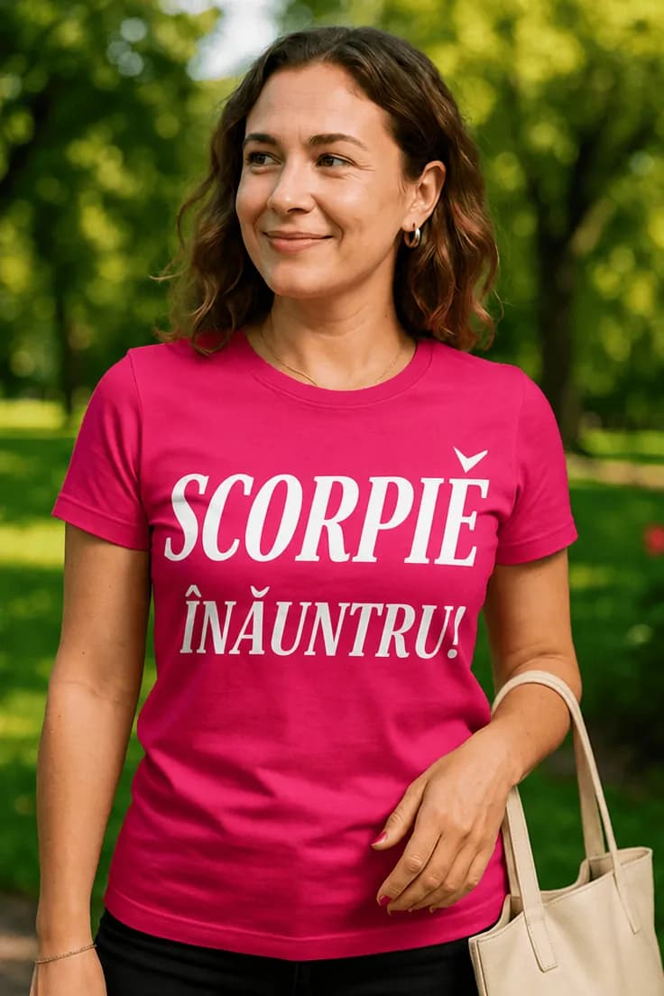 Tricou amuzant Scorpie înăuntru - SCORPIE ÎNĂUNTRU!