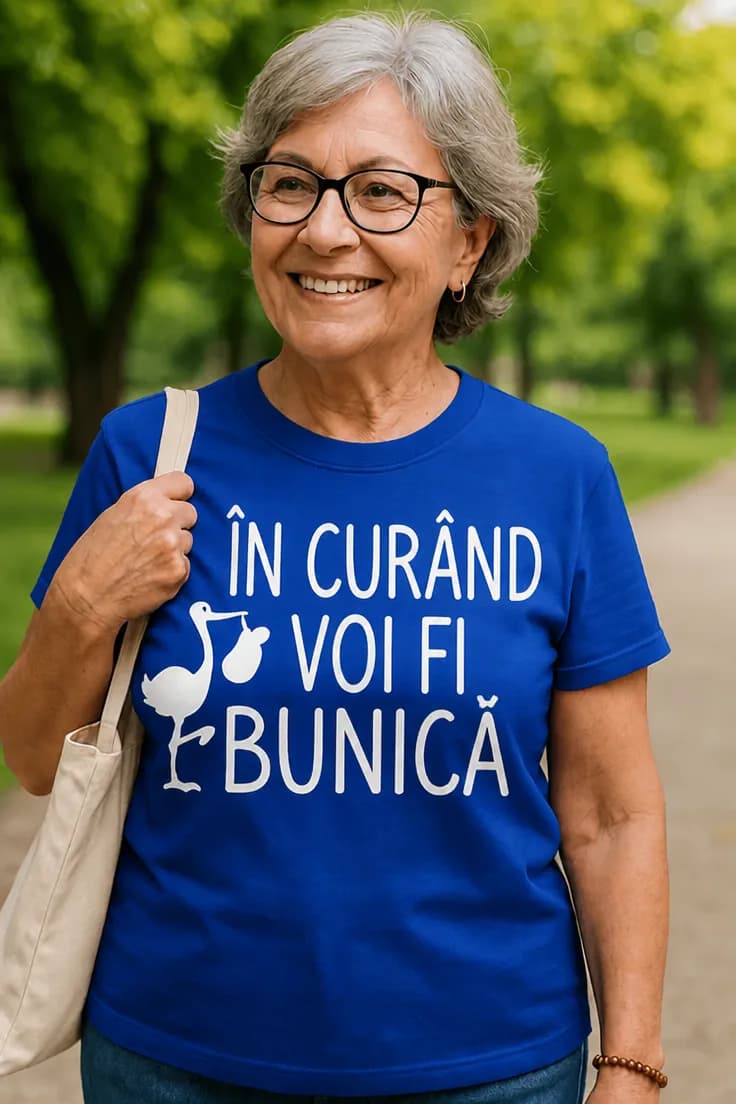 Tricou amuzant Viitoare bunică – ÎN CURÂND