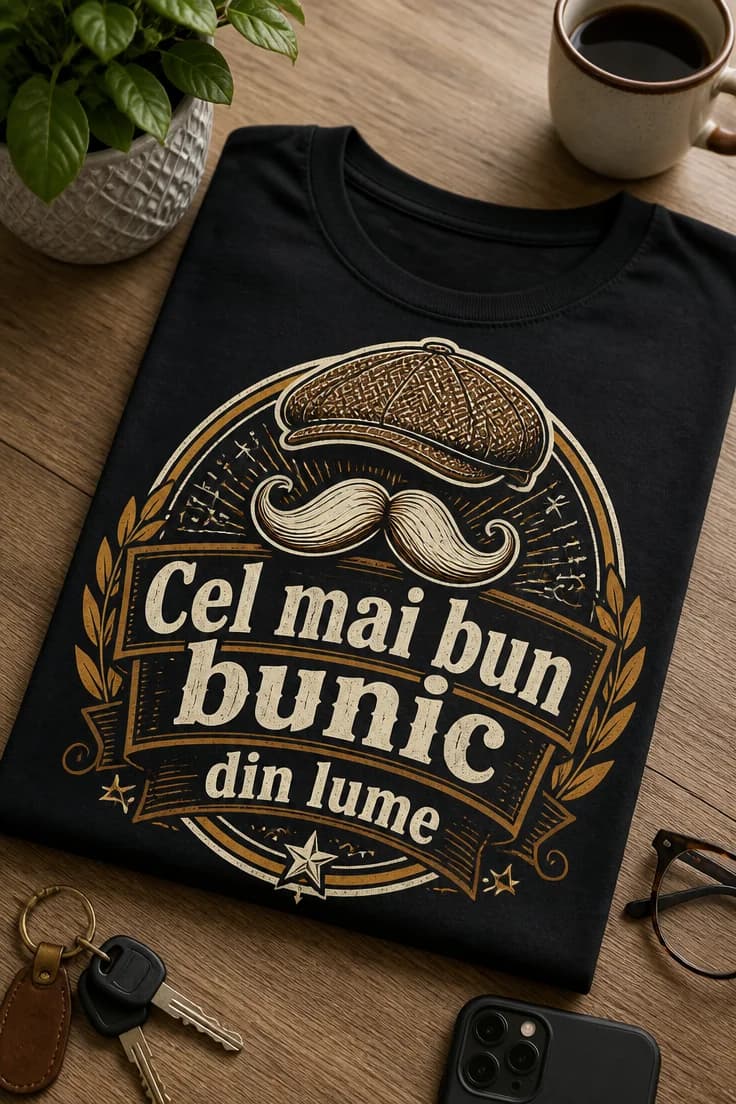 Tricou pentru bunic – Cel mai bun bunic din lume