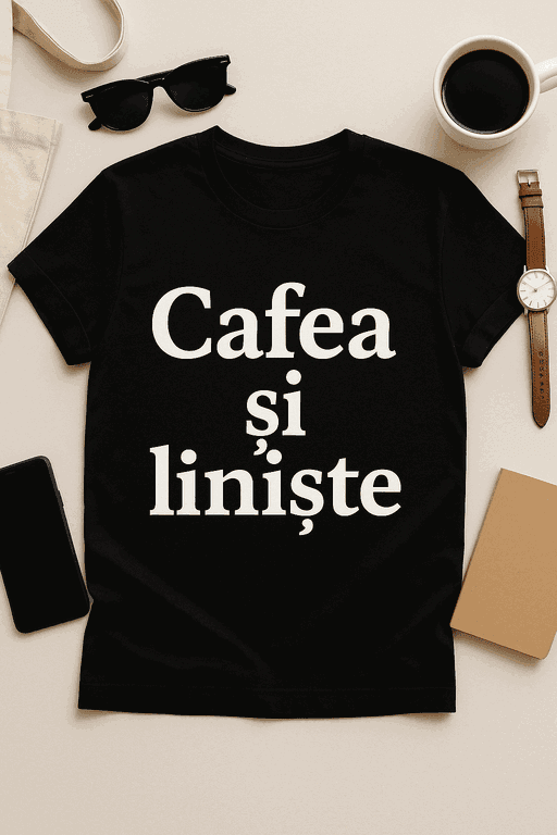 Tricou - Cafea și Liniște