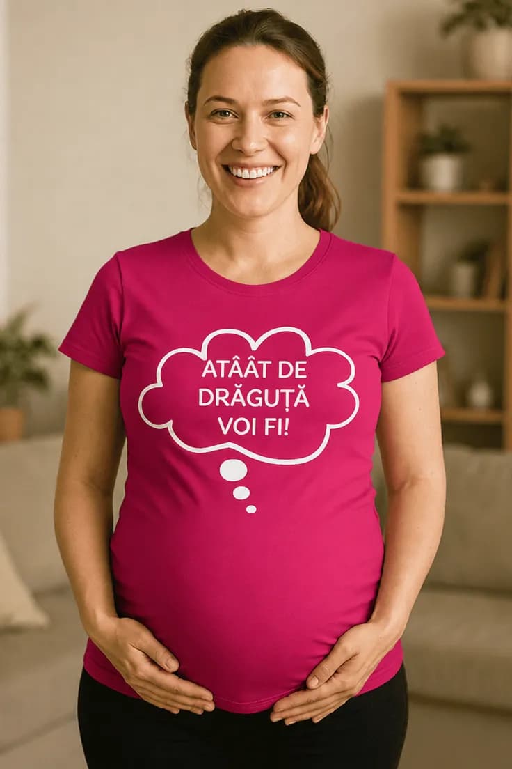Tricou de gravidă Așa drăguță voi fi - ATÂÂT DE