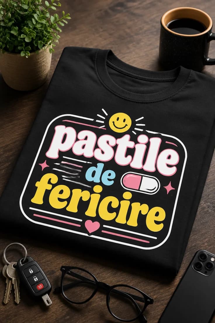 Tricou pastile de fericire