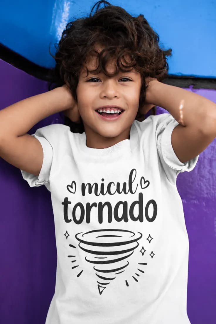 Tricou pentru copii Micul tornado – micul tornado