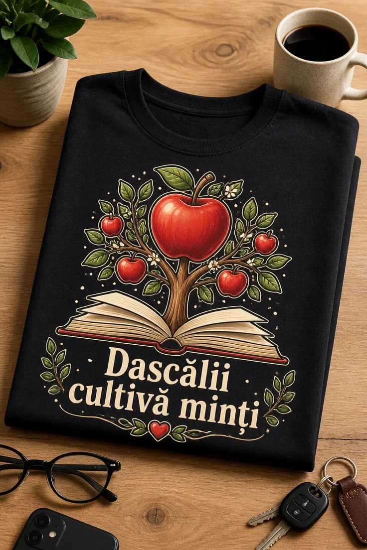 Tricou pentru profesori Dascălii cultivă minți