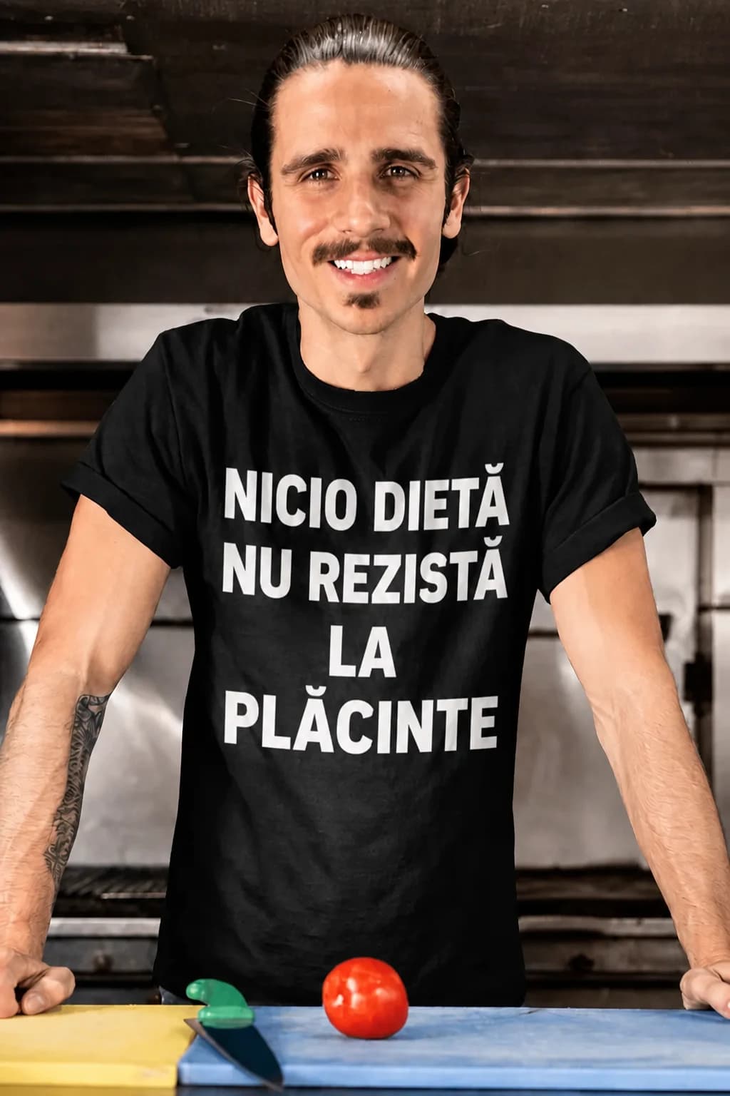 Tricou amuzant Nicio dietă nu rezistă la plăcinte