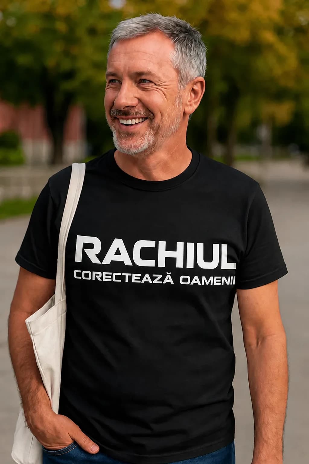 Tricou amuzant Rachiul corectează oamenii