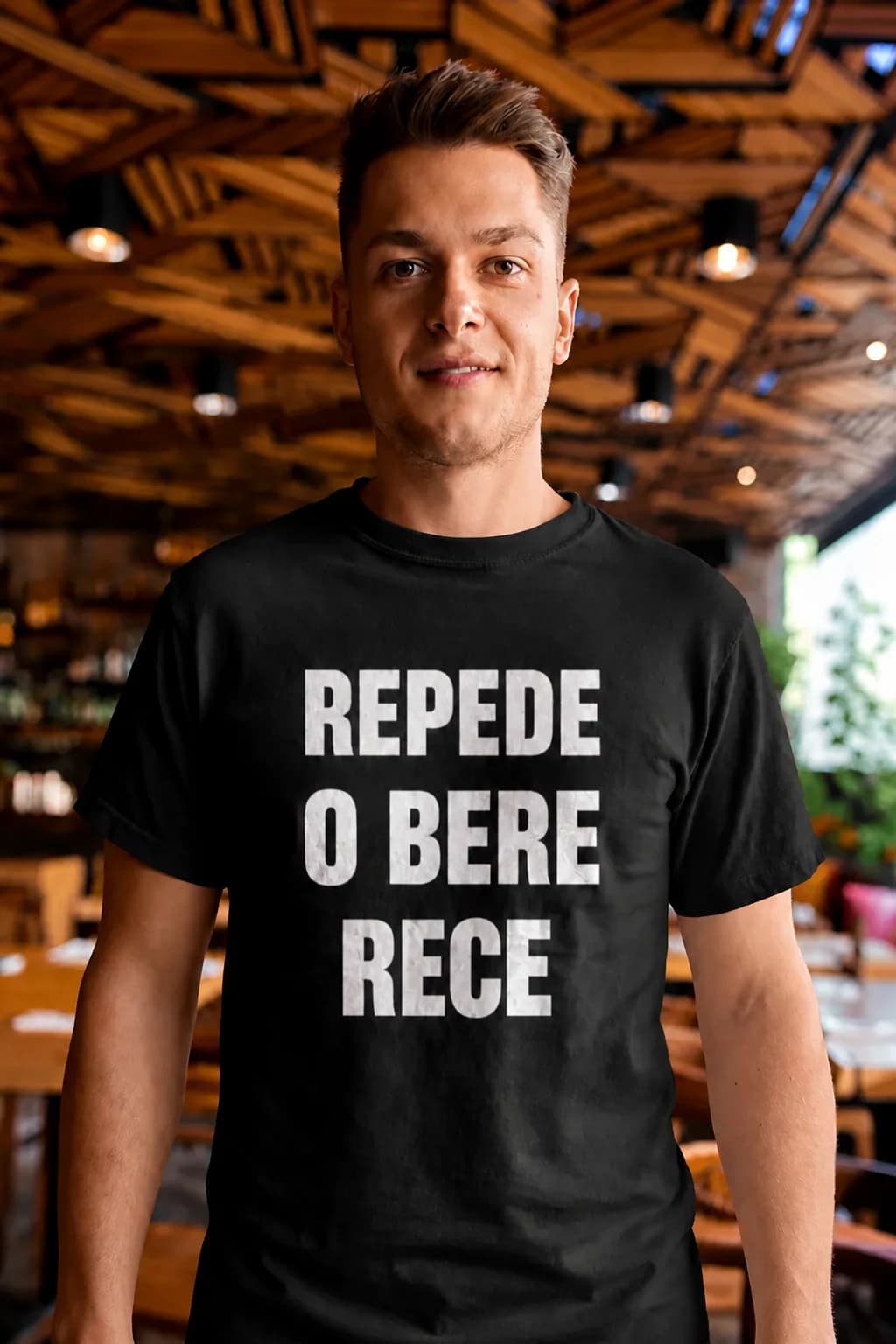 Tricou amuzant Repede o bere rece