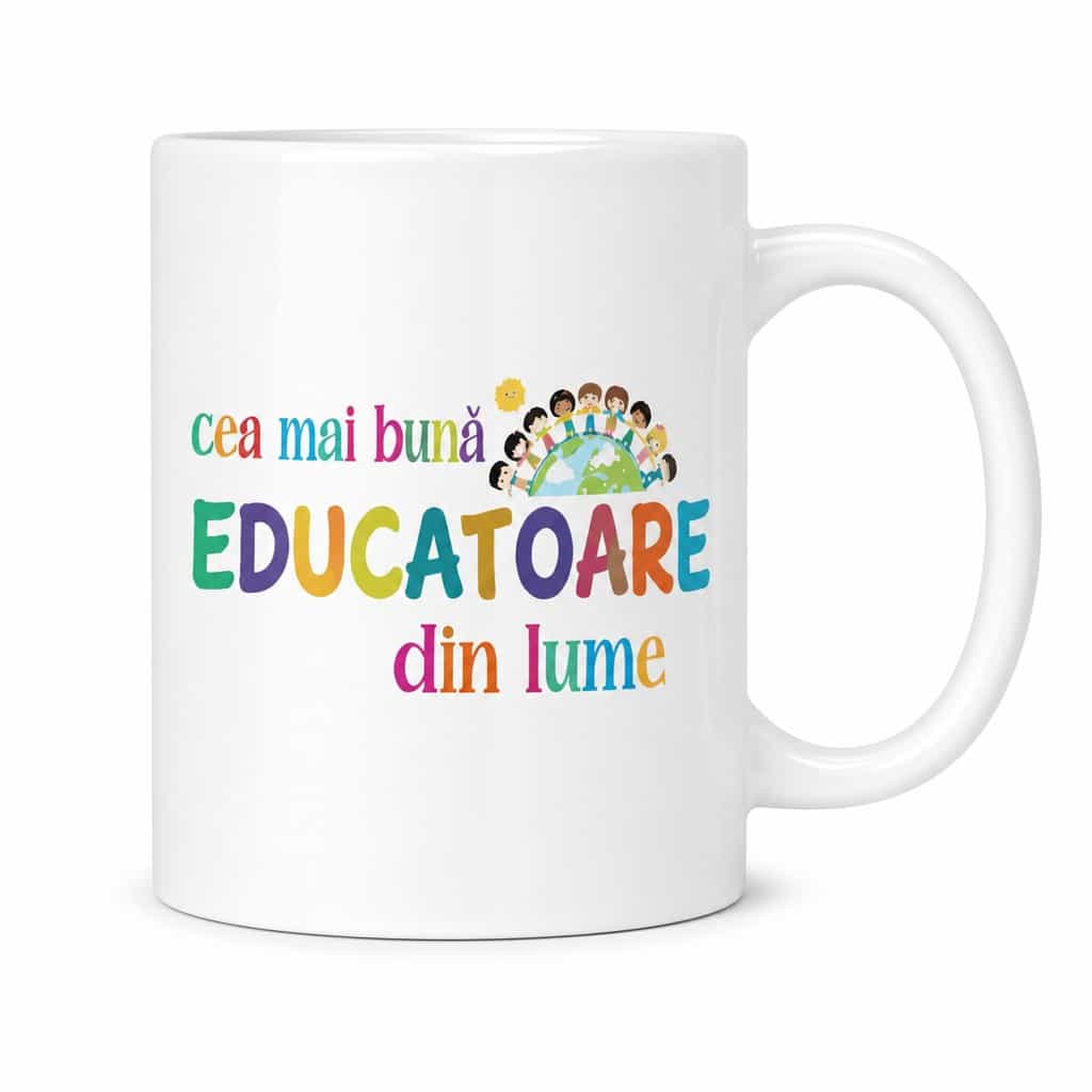 Cană amuzantă Cea mai bună educatoare