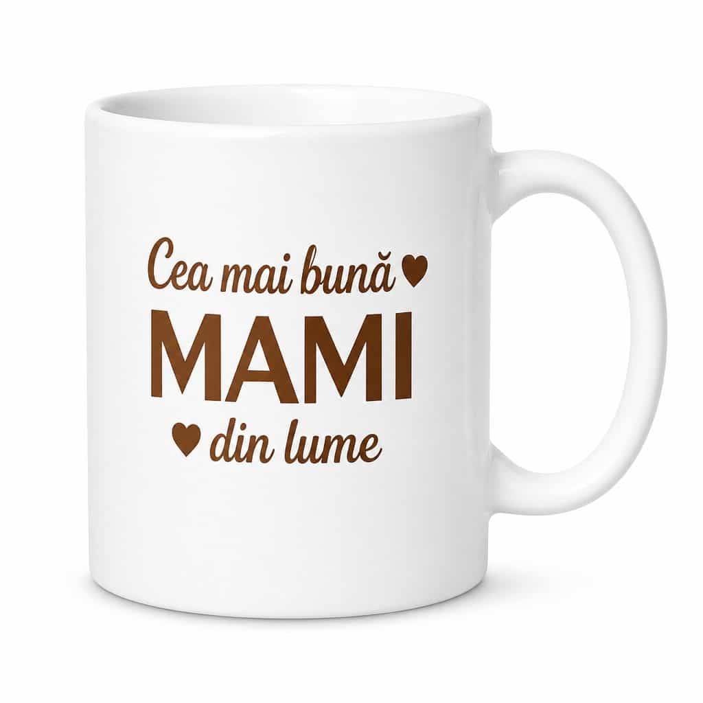Cană amuzantă Cea mai bună mamă – Cea mai bună