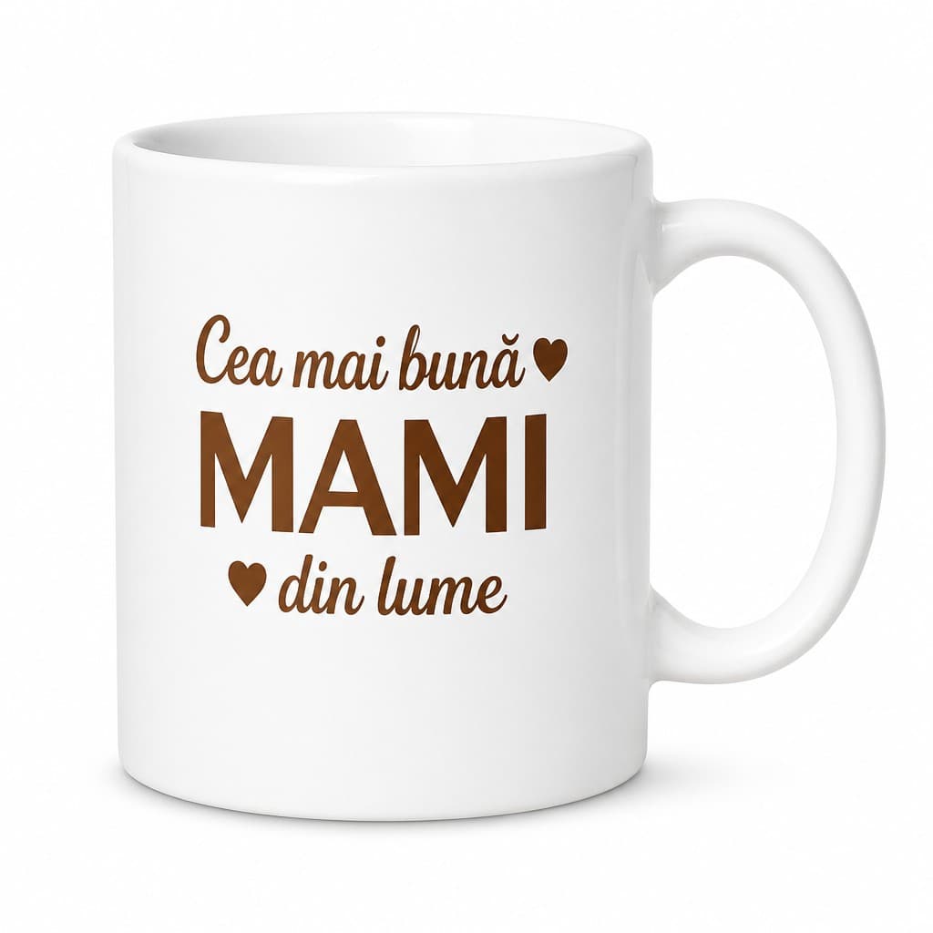 Cană amuzantă Cea mai bună mamă – Cea mai bună