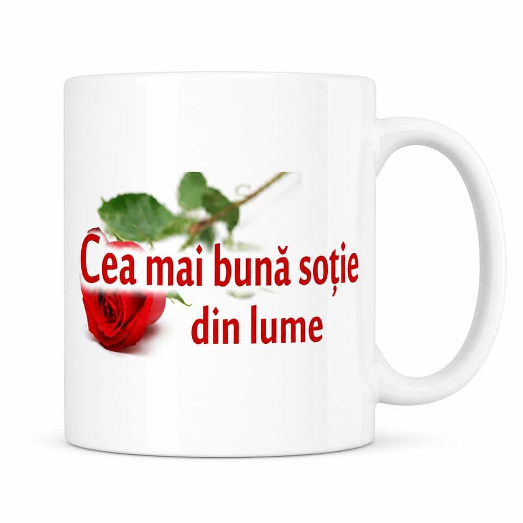 Cană amuzantă Cea mai bună soție din lume