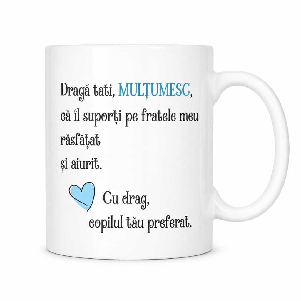 Cană amuzantă Copilul preferat al lui tata