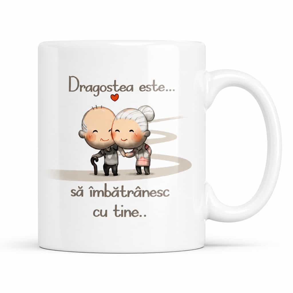 Cană amuzantă Dragostea este cu tine – cadou haios