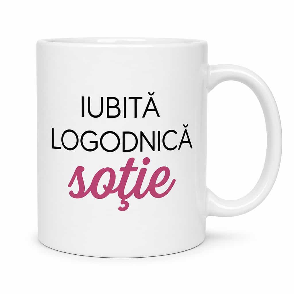Cană amuzantă iubită logodnică soție – IUBITĂ