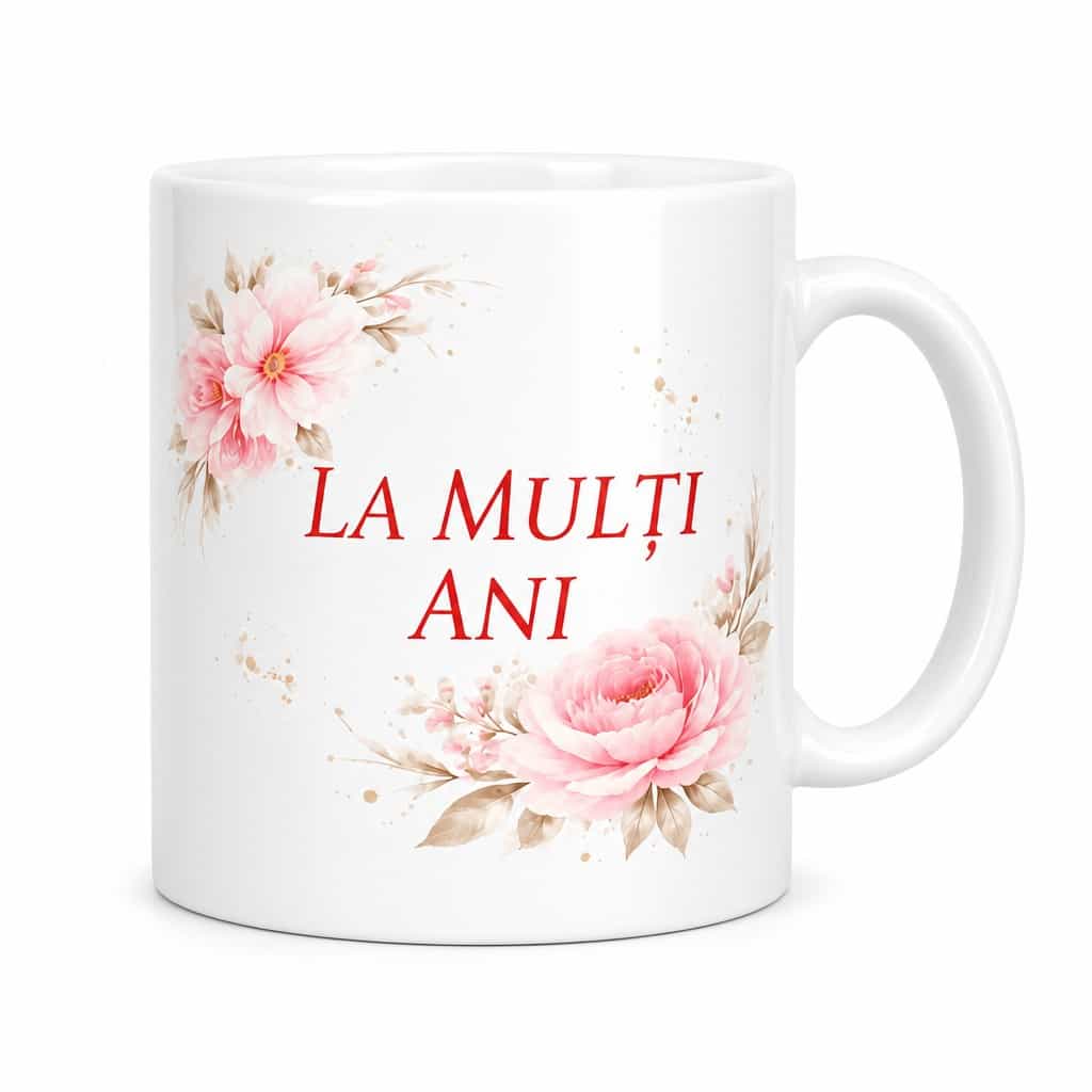 Cană amuzantă La mulți ani cu nume la alegere