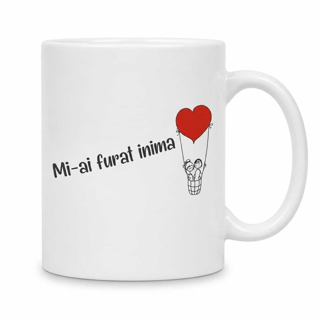 Cană amuzantă Mi-ai furat inima